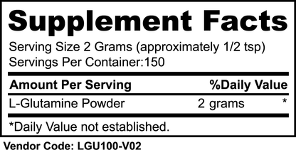 SECRETFUEL L-Glutamine Powder